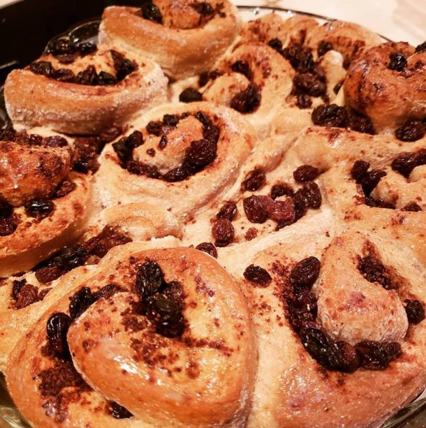 cinnamon rolls and alaska