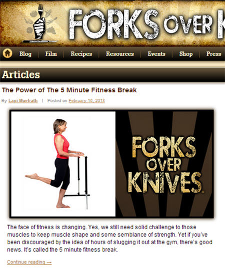 Forks Over Knives called…