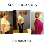 Karen’s story:  down 20 pounds, 2 sizes, up in hope and enthusiasm