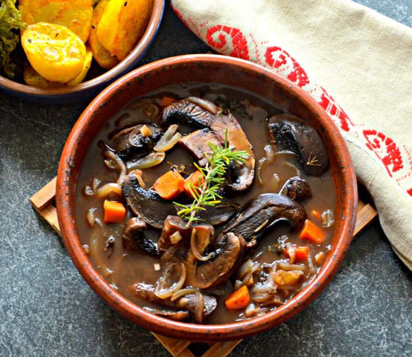 Portobello Pot Roast Recipe from The Plant-Based Journey